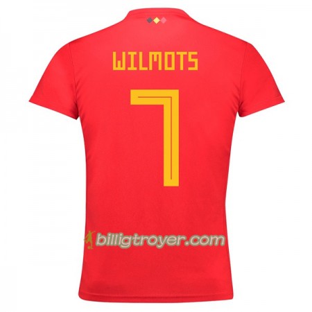 Billige Fotballdrakter Belgia Wilmots 7 VM 2018 Hjemmedraktsett